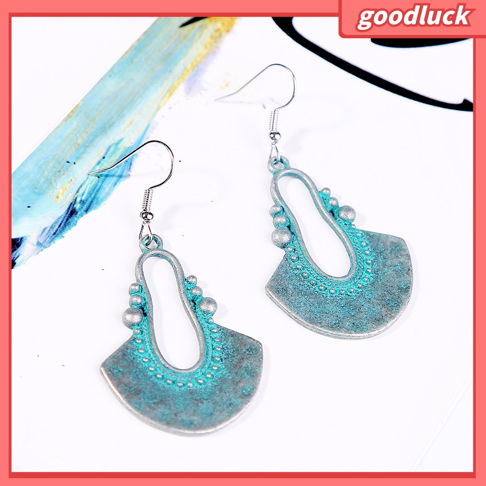 Hoa tai dạng móc treo hình học phong cách dân tộc Bohemia cổ điển cho nữ