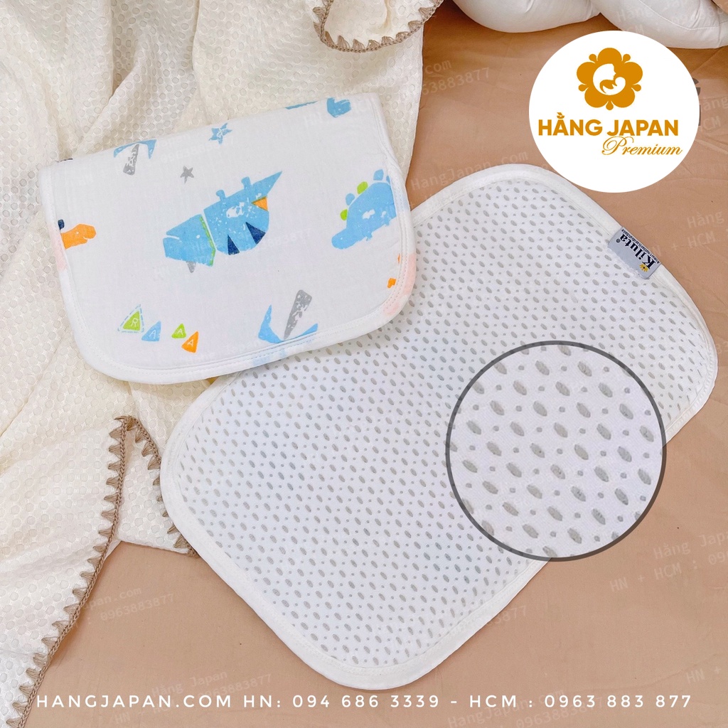 Gối thông hơi, gối mỏng lót đầu cho bé Sơ sinh Kiluta phân loại ngẫu nhiên