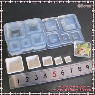 Khuôn nặn đất sét dollhouse minifood chén nước chấm