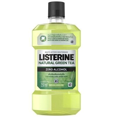 COMBO Nước súc miệng Listerine Healthy Bright 750ml -Miếng ngậm Listerine 1 vỉ 3 hộp