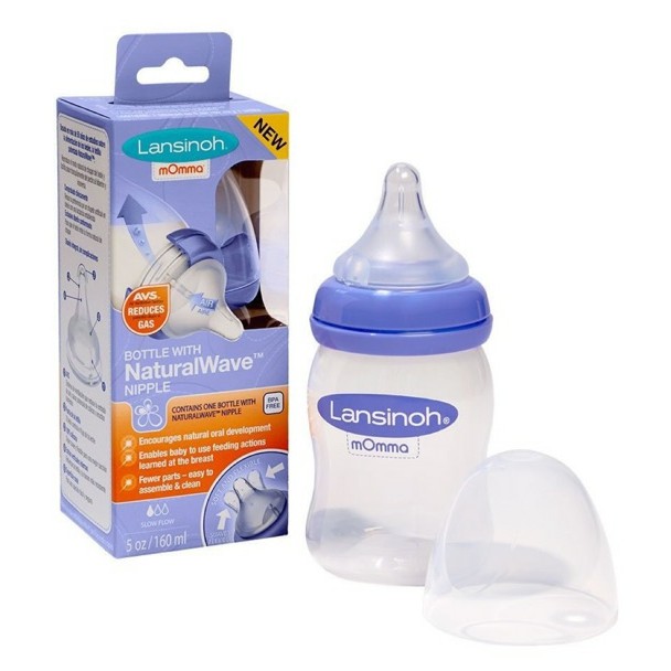 Bình sữa Lansinoh Momma 160ml/240ml (USA/UK)