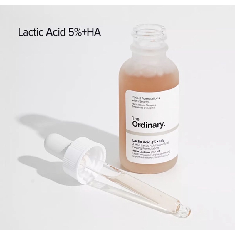 Tinh chất AHA tẩy da chết Sáng da Lactic Acid + HA Lactic 10%