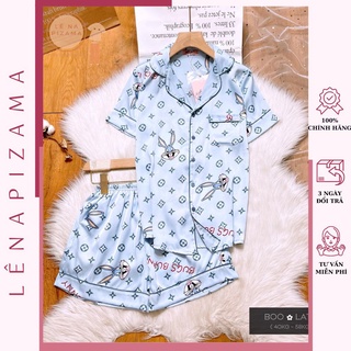 Đồ ngủ pijama cộc chất lụa Latin cao cấp thoáng mát, mềm, mịn