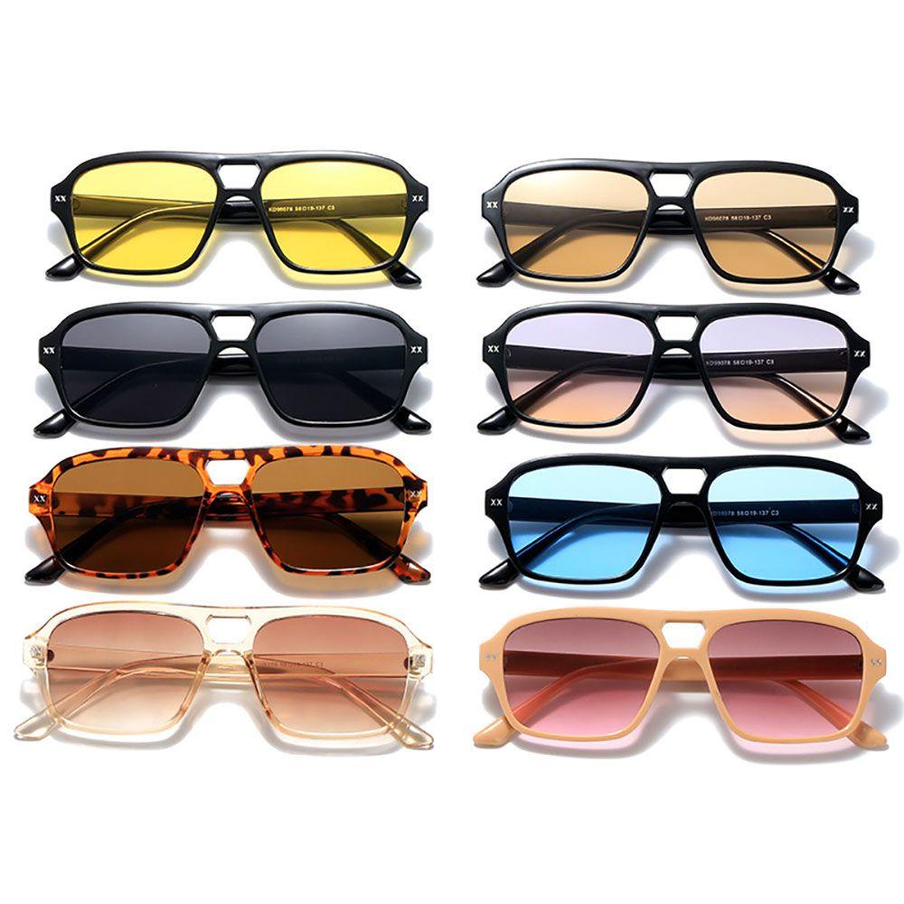 Kính Mát Gọng Vuông Thời Trang Hàn Quốc Cổ Điển Cho Nữ