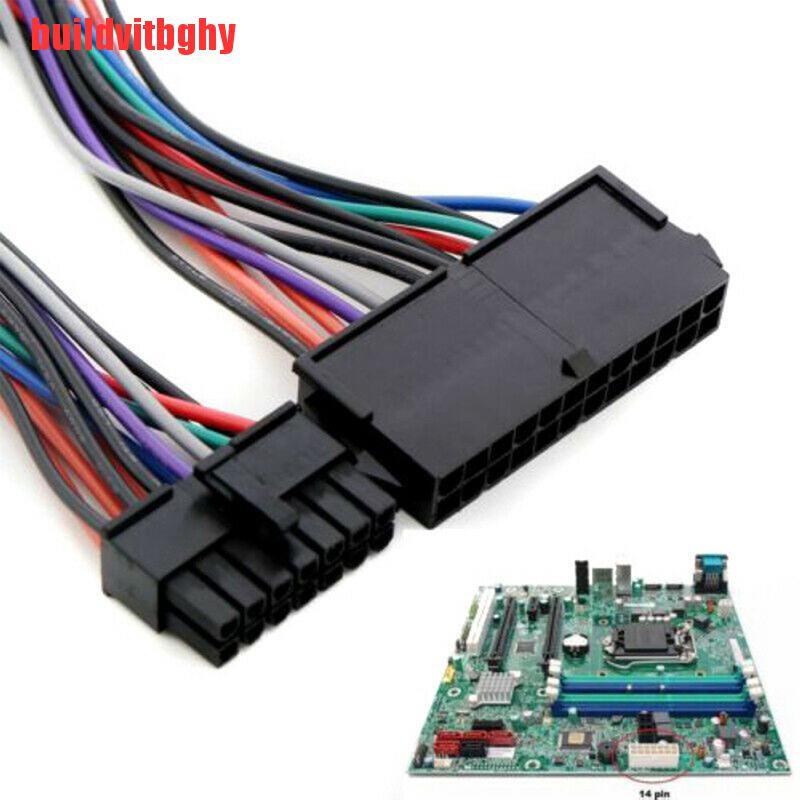 1 Dây Cáp Chuyển Đổi Nguồn Điện 24 Pin Sang 14 Pin Cho Lenovo Ibm Ihl