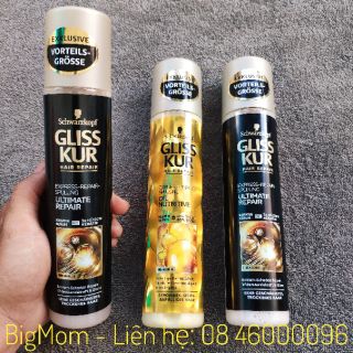 Xịt dưỡng tóc Gliss Kur 200ml Thơm như nước hoa