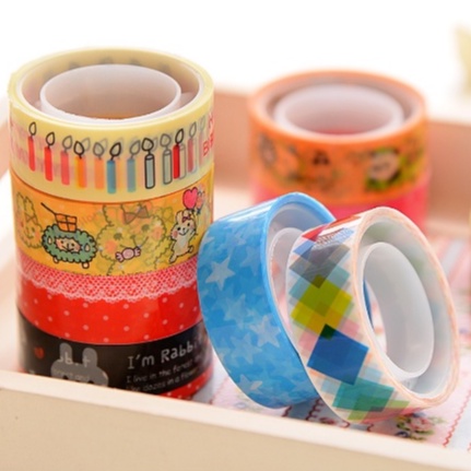 🍉Băng dính hoạt hình 2m - Băng keo DUASHOP