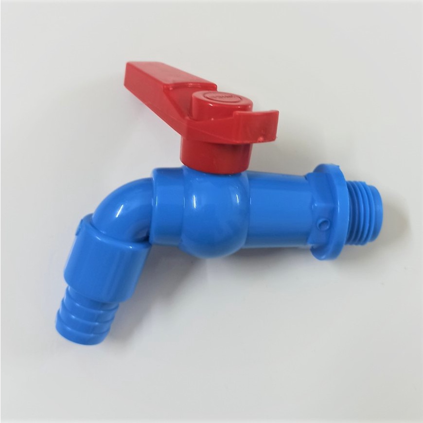 Vòi Hồ - Vòi nước bằng nhựa PVC loại dày màu xanh có thể gạt 2 chiều