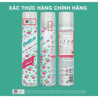 Dầu gội khô Batiste Dry Shampoo 200ml