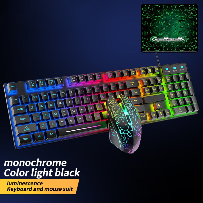 Bàn Phím RGB Có Dây Kết Nối USB Chuyên Dụng Cho Chơi Game Windows PC