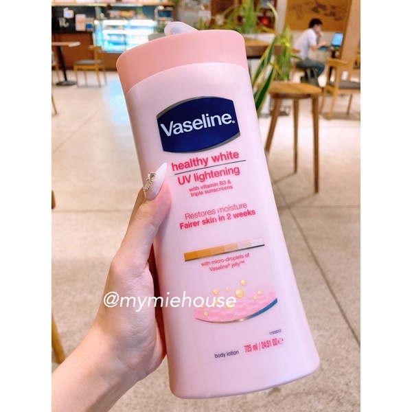 SỮA DƯỠNG THỂ HEALTHY WHITE VASELINE 725ML