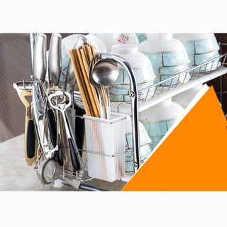 Kệ để chén bát 3 tầng inox a28