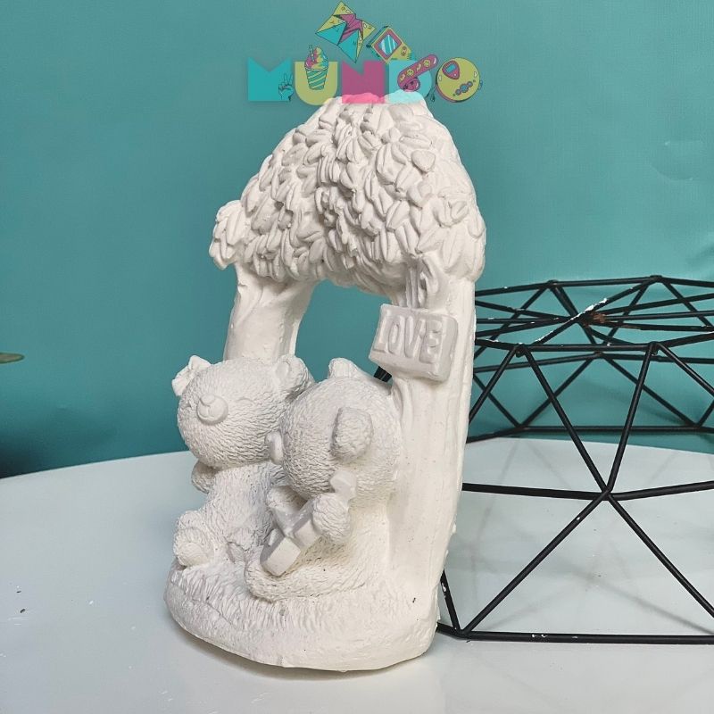 Tượng tô màu cao cấp chọn mẫu SIZE XL LOVE TREE, tượng thạch cao MUNDO