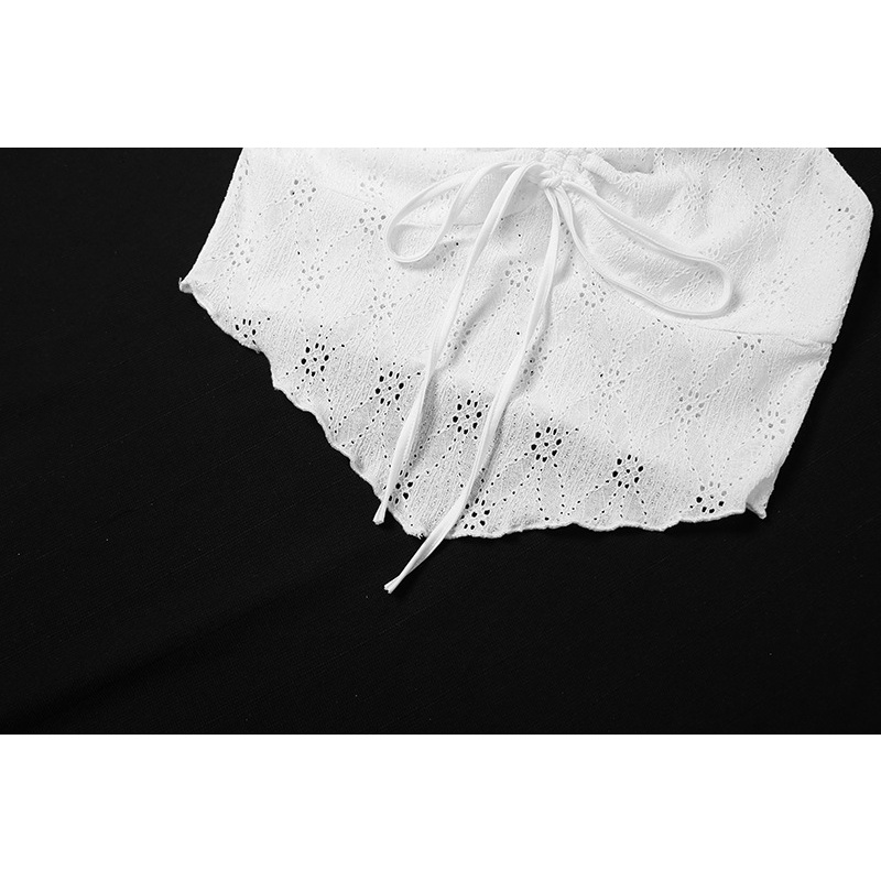 Áo Tank Top Hở Lưng Rút Dây Xếp Ly Thời Trang Quyến Rũ Cho Nữ