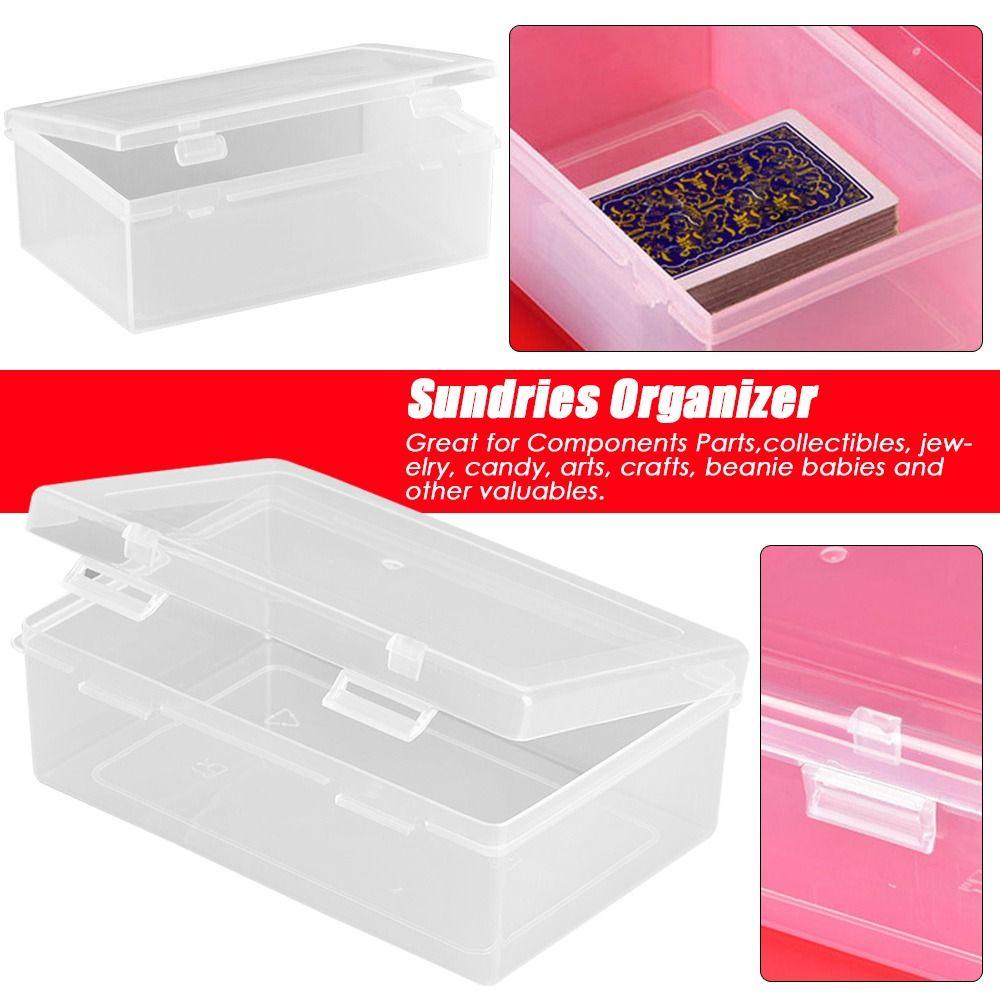 Hộp Đựng Dụng Cụ Câu Cá Trong Suốt 2 Kích Cỡ Tiện Dụng Ốp