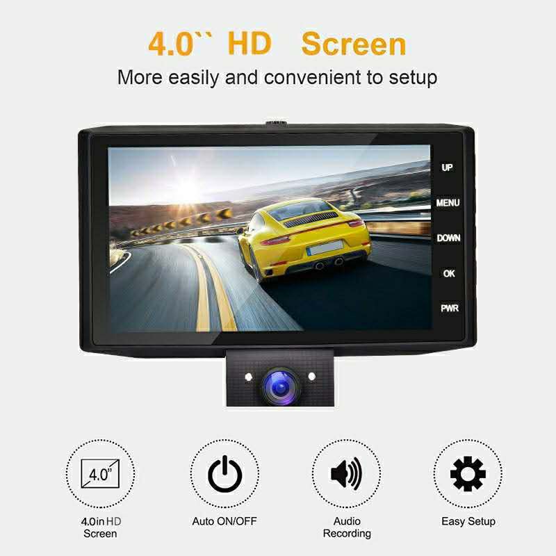 Camera Hành Trình Cho Xe Hơi 3 Ống Kính Full Hd 1080p | WebRaoVat - webraovat.net.vn