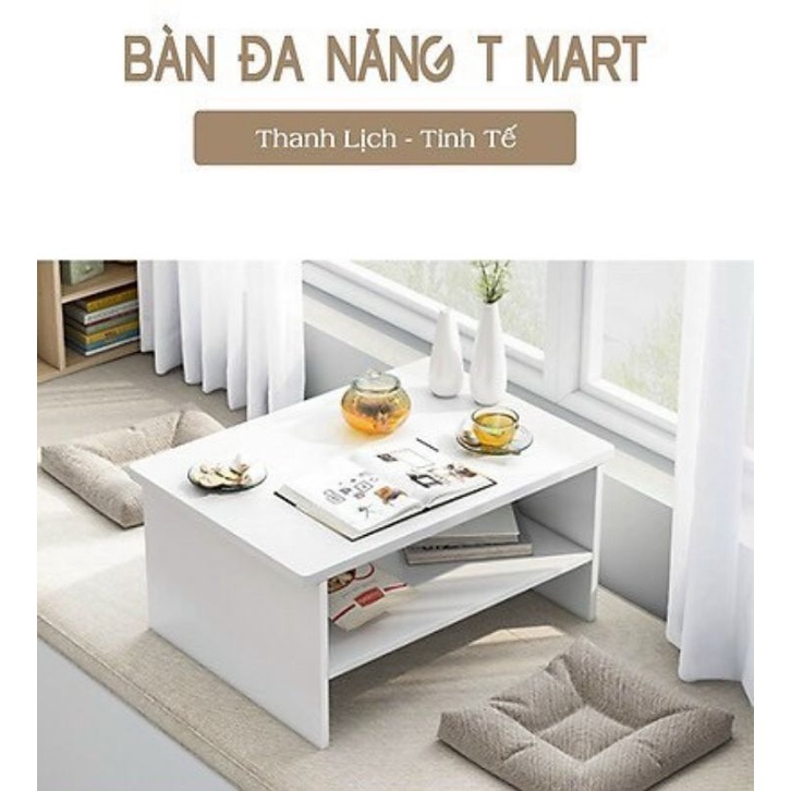 Bàn Trà Sofa, bàn ăn, bàn học kiểu Nhật bằng gỗ MDF, &quot;⚡SHIP HỎA TỐC NỘI THÀNH HÀ NỘI⚡