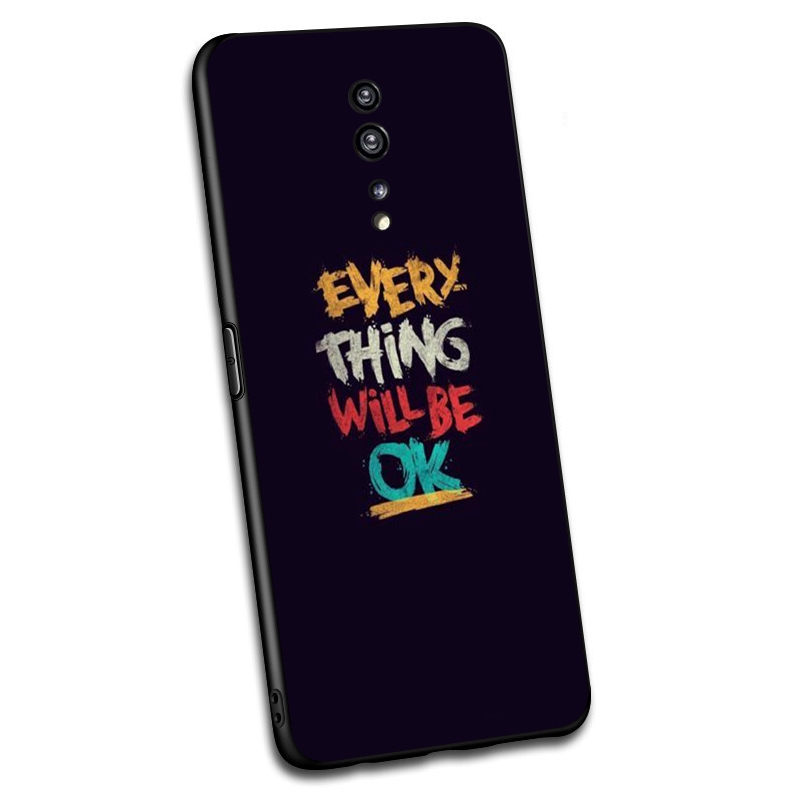 Ốp Lưng Mềm In Chữ Every Thing Will Be Ok Cho Oppo Reno 4 Pro 4g A53 A32 2020 A12 A12s A12e Realme 6 6i C11 C12 C15