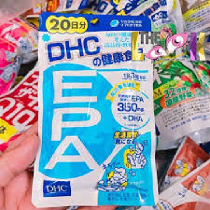 Viên uống bổ máu và tim mạch EPA DHA Nhật bản 20 ngày