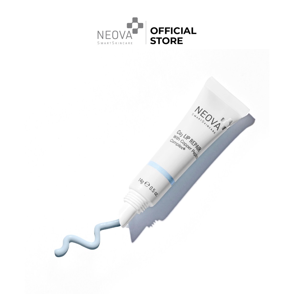 Kem dưỡng ẩm, căng bóng môi Neova Cu3 Lip Repair 14g