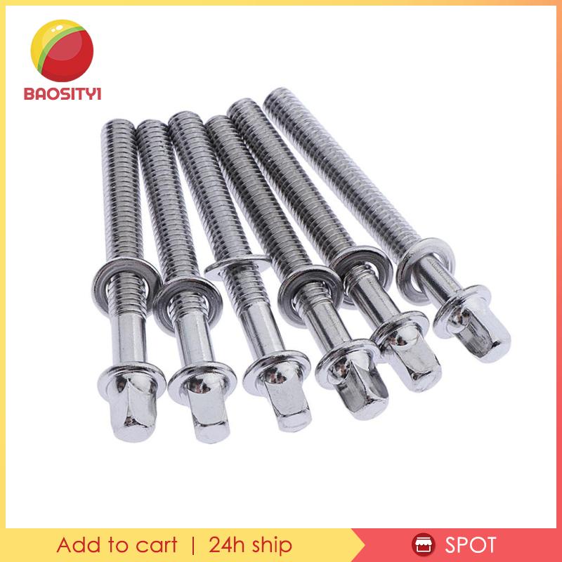 Set 24 thanh căng dây trống 60mm kèm vòng đệm thích hợp cho Snare Bass