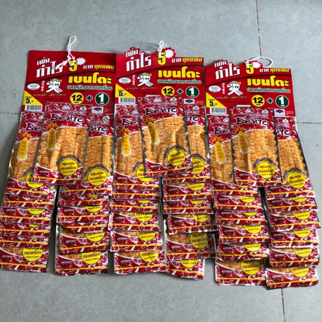 5 đây- Mực Bento Thái Lan 6gr