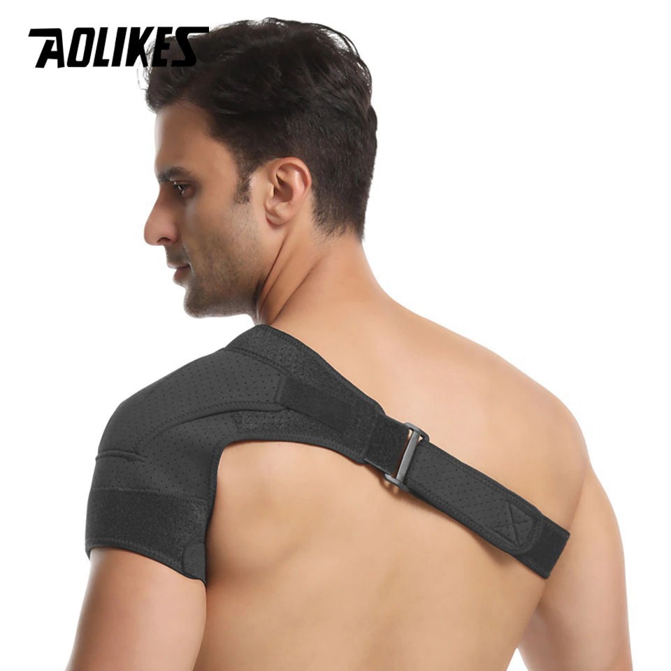 Đai bảo vệ vai AOLIKES A-1692 nẹp cố định khớp vai Sports shoulder pads TienSport