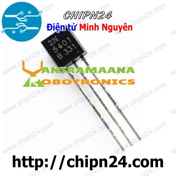 [10 CON] Transistor 2N5401 TO-92 PNP 300mA 100V (N5401 5401)