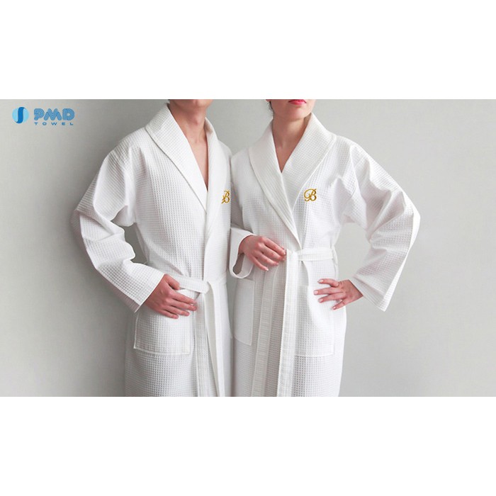 ÁO choàng tắm khách sạn cao cấp,cotton 100%_thấm nước tốt_êm ái_ấm áp về mùa đông_thoáng khí mùa hè_sang trọng