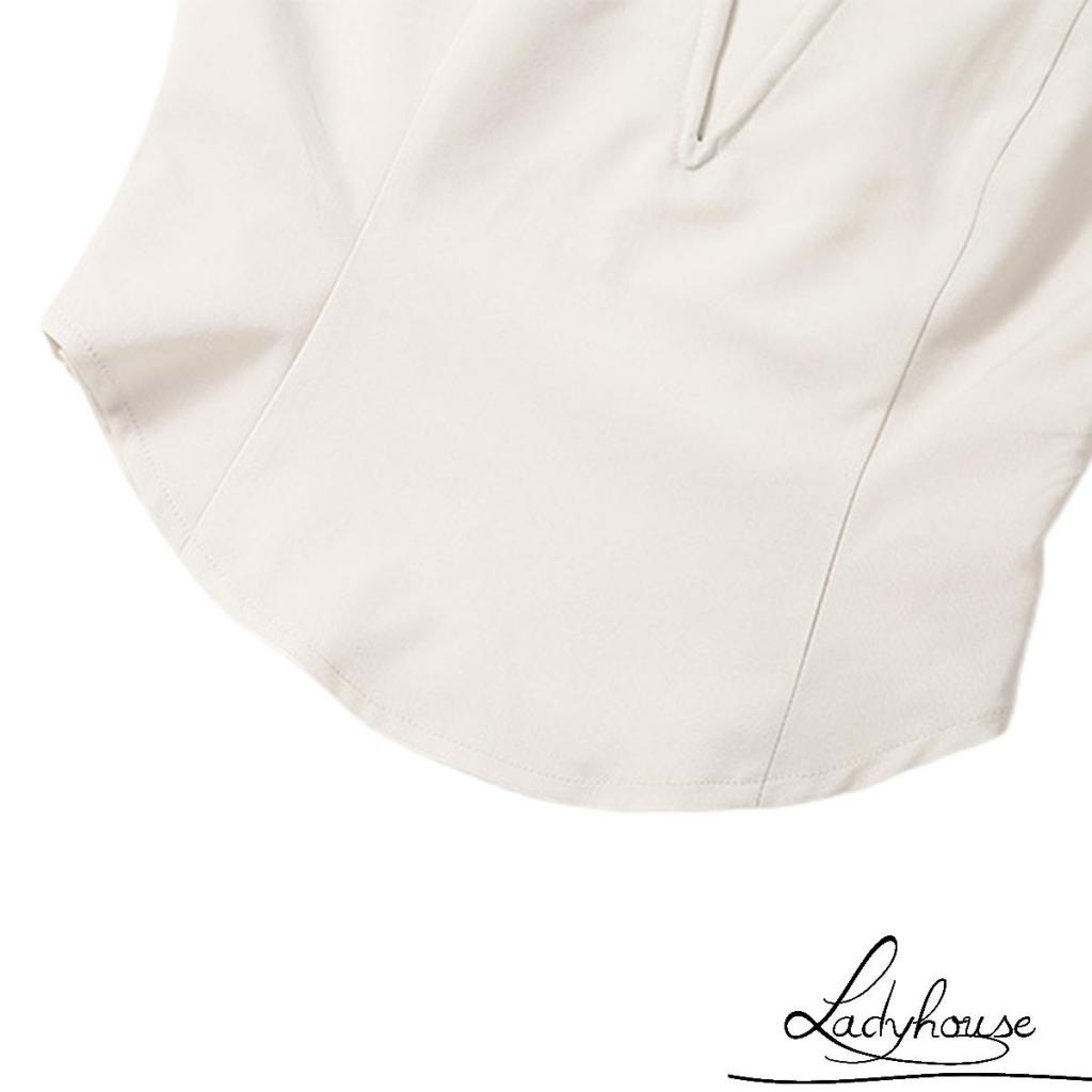 Áo Croptop Trễ Vai Cổ Chữ V Tay Phồng Ngắn Gợi Cảm Cho Nữ