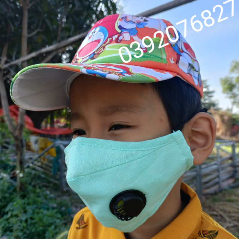 Khẩu Trang Vải có Van Thở