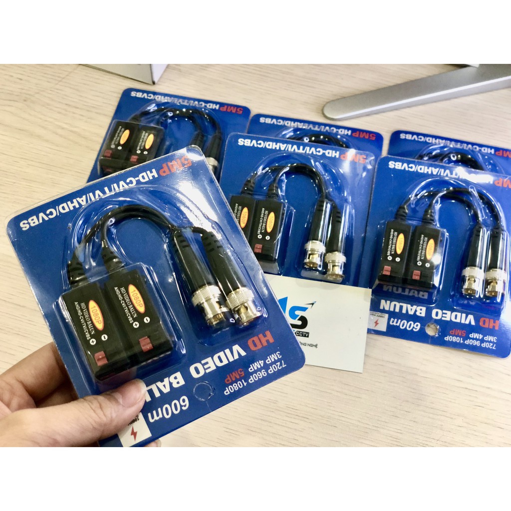 Balun bấm 5MP đỏ đen( loại tốt ) chuyên dùng cho camera giá rẻ | BigBuy360 - bigbuy360.vn