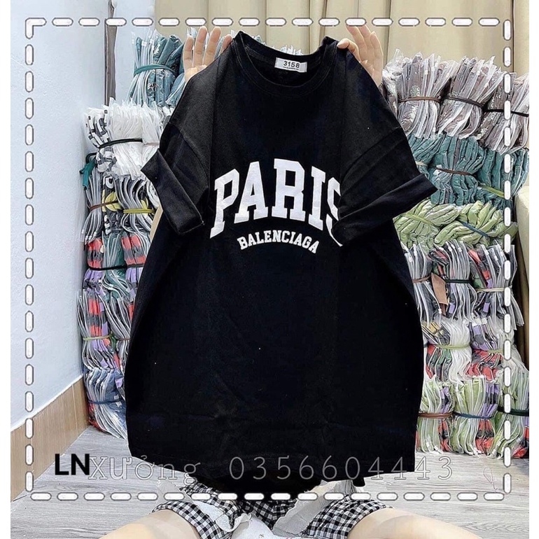 Áo phông PARI chữ to LN111