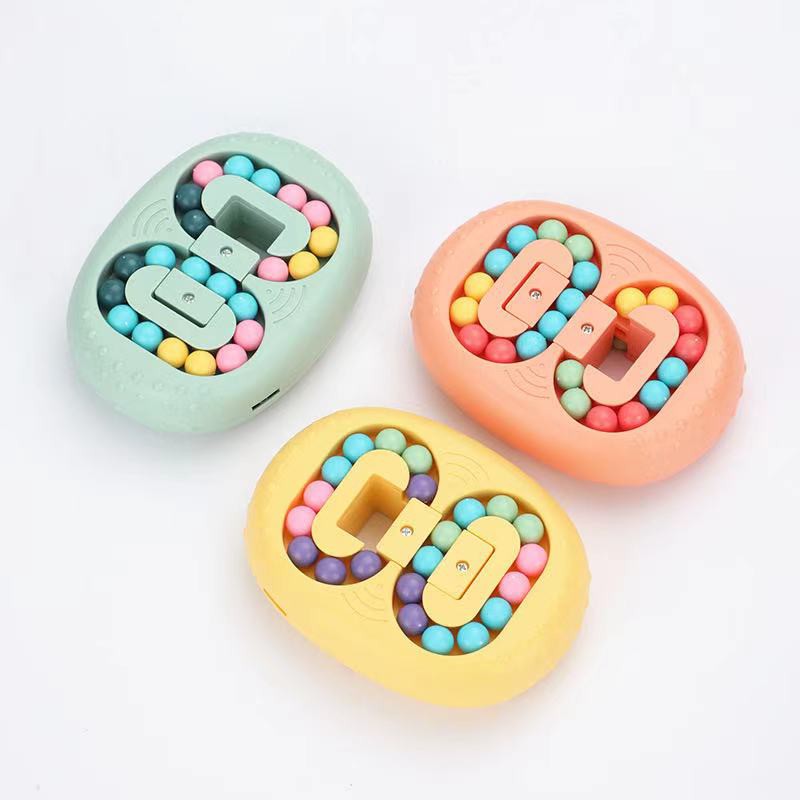 Con quay đồ chơi IQ Ball, Giải đố Gyro Puzzle Beads , Piece Finger Magical Cube