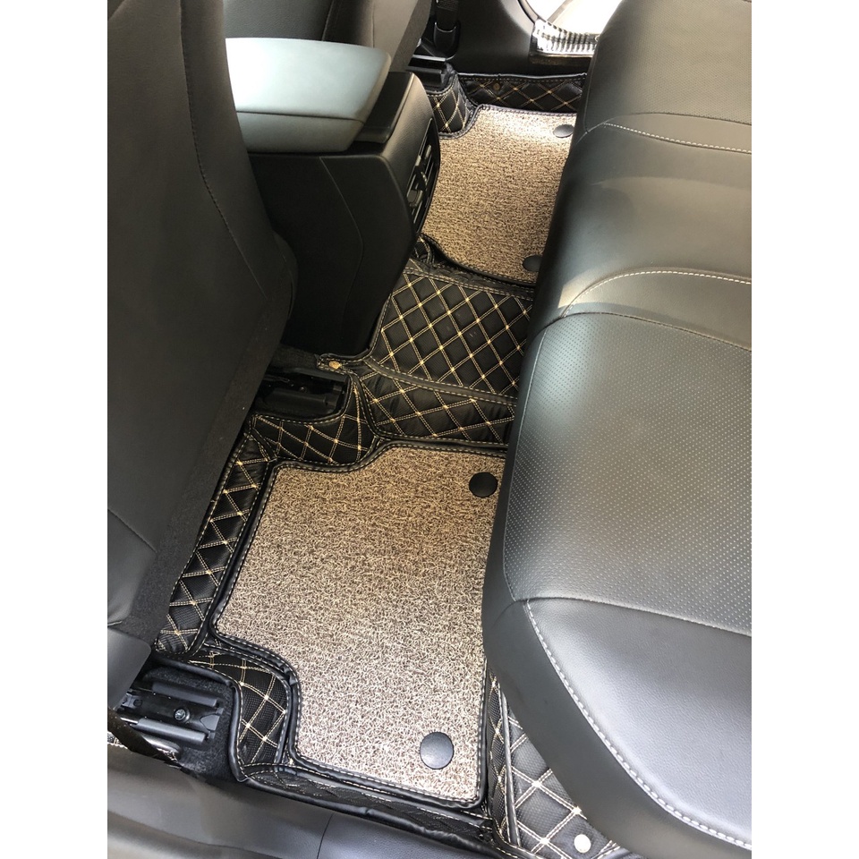 Thảm lót sàn ô tô 6D Toyota Vios 2014-2021 chống nước, không mùi, phủ kín 90% sàn xe