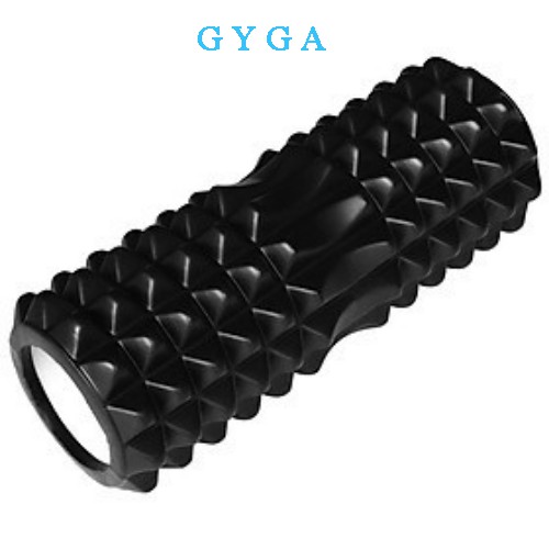 Con lăn massage yoga giãn cơ Foam Roller thể thao có gai cao cấp GYGA