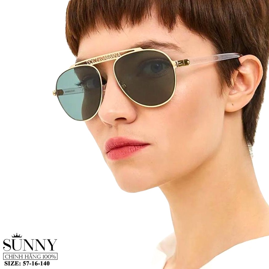 Kính mát chính hãng Dolce Gabbana DG2235 màu sắc thời trang, thiết kế dễ đeo bảo vệ mắt