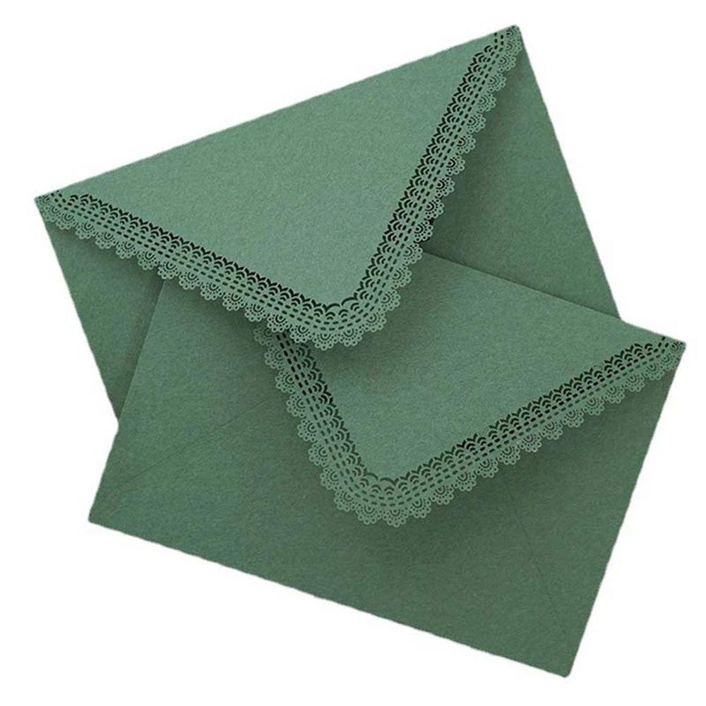 Set 2 Thiệp Giấy Kiểu Ren Rỗng Retro DIY