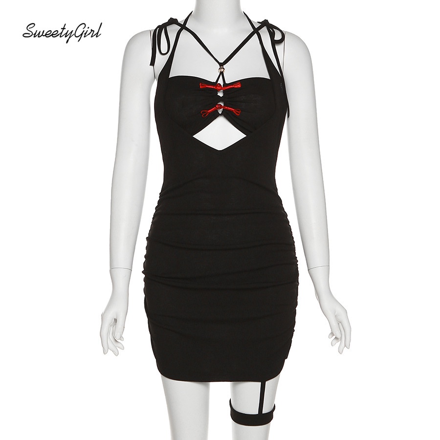 Đầm Ôm Trễ Vai Có Thắt Nơ Quyến Rũ Cho Nữ