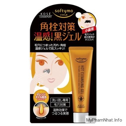 Kem lột mụn đầu đen Kose Softymo Cleansing Gel 25g