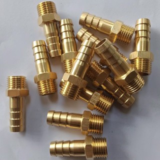 Nối ren ngoài 13mm đuôi chuột nối dây mềm phi 6 ; 8. ; 10.;12
