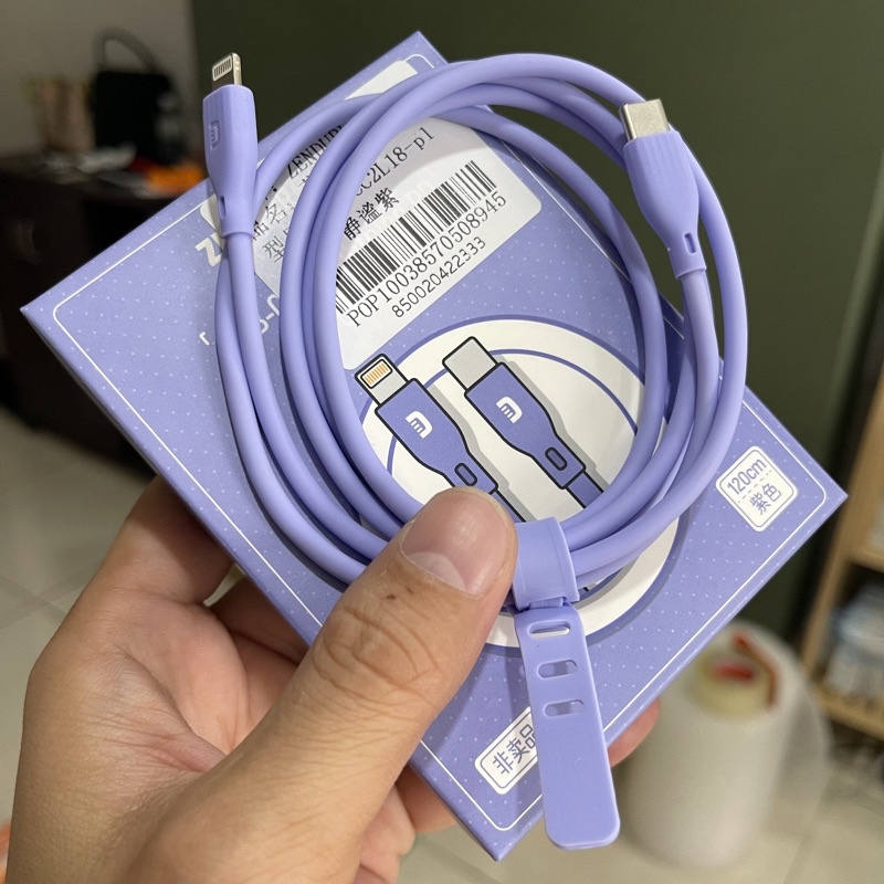 Cáp sạc nhanh Zendure_USB-C to PD 20W dài 120cm