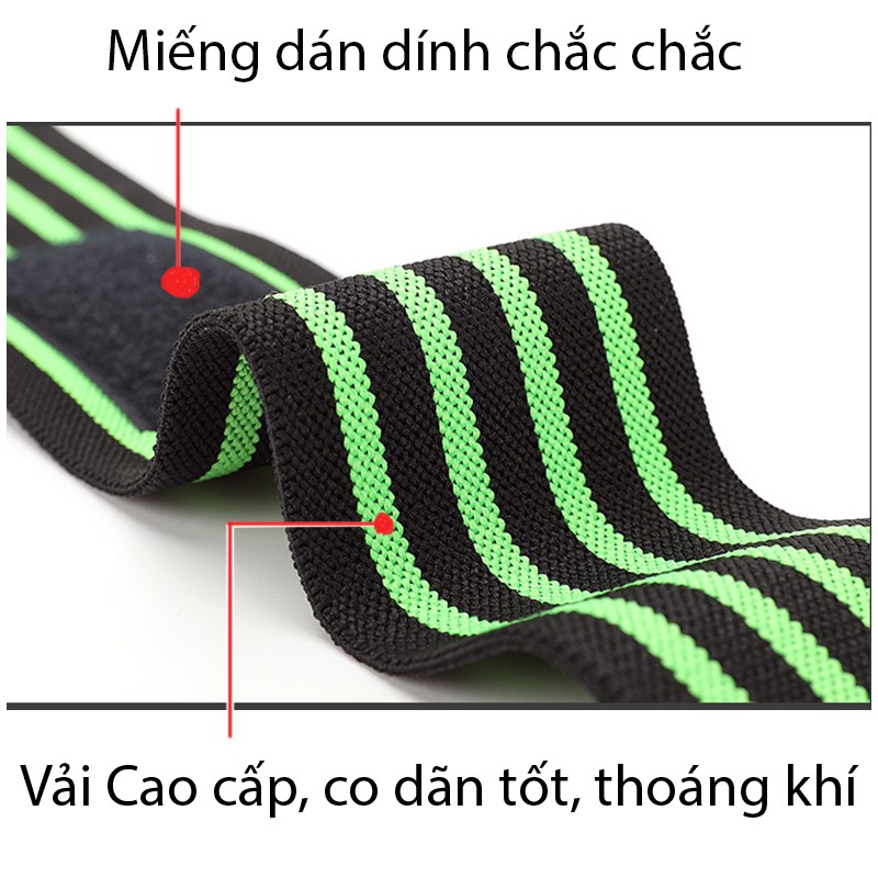 Dây Quấn Cổ Tay Tập Gym Cao Cấp, Băng Quấn Cổ Tay REXCHI Hỗ Trợ Nâng Tạ Cố Định Khớp Cổ Tay Giảm Thiểu Chấn Thương