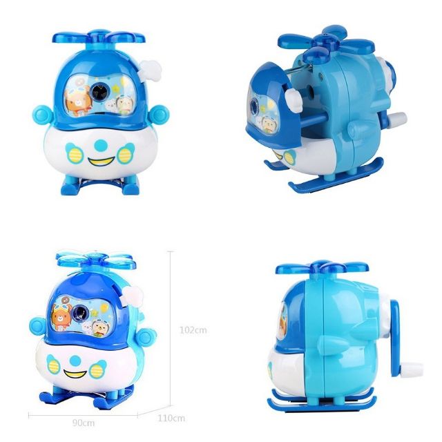 GỌT CHÌ QUAY TAY DELI HÌNH MÁY BAY SUPER WINGS