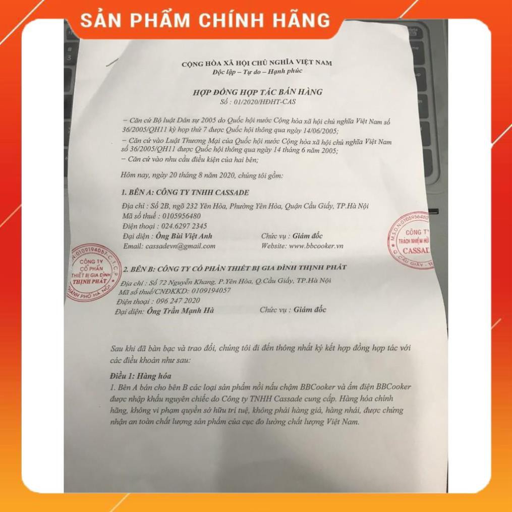 [MÃ BMART10K GIẢM 15%] [7 ngày lỗi 1 đổi 1] Ấm nấu đa năng thông minh BBCooker cho bé BS20 (Chính hãng, BH 2 năm)