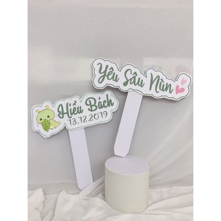 hashtg cầm tay trang trí sinh nhật