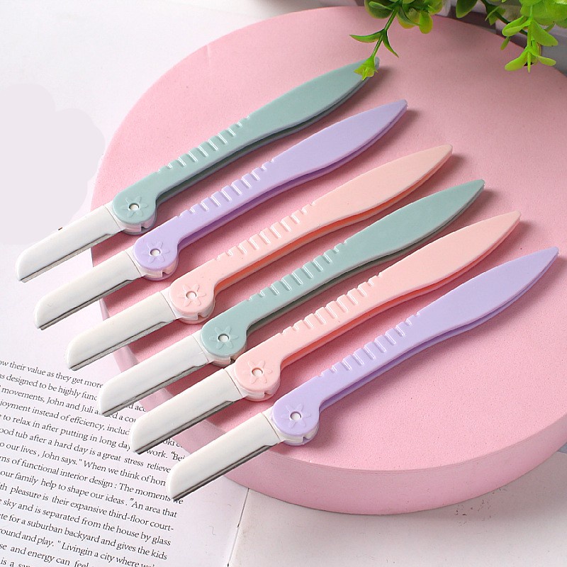 Bộ 3 Dụng Cụ Cắt Tỉa Lông Mày / Tỉa Lông Mày / Tạo Hình Lông Mày / Cánh Tay Đa Năng Dành Cho Nữ