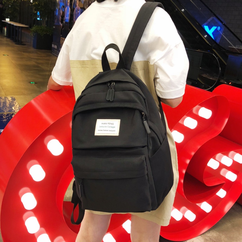 ™✉☊Balo nữ đi học Ulzzang Hàn Quốc cao cấp, xách sách dễ thương cho sinh màu nhẹ dịu túi trong thiết kế cực đẹp