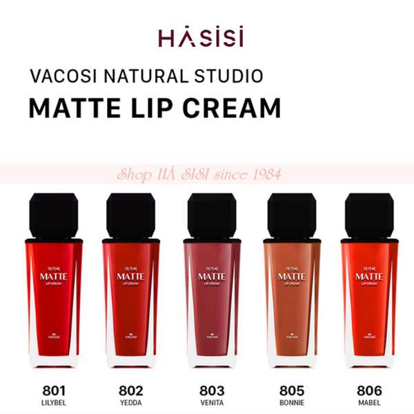 Son Kem Mịn Lì VACOSI NATURAL STUDIO MATTE LIPCREAM