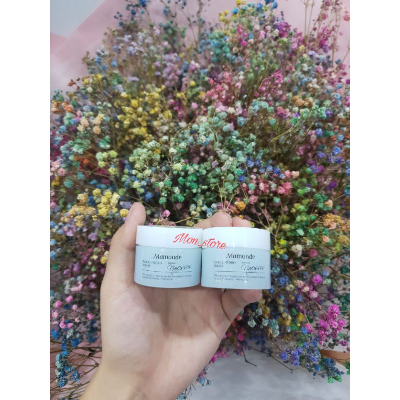 KEM DƯỠNG ẨM DẠNG GEL TƯƠI MÁT MAMONDE FLORAL HYDRO CREAM 15ml